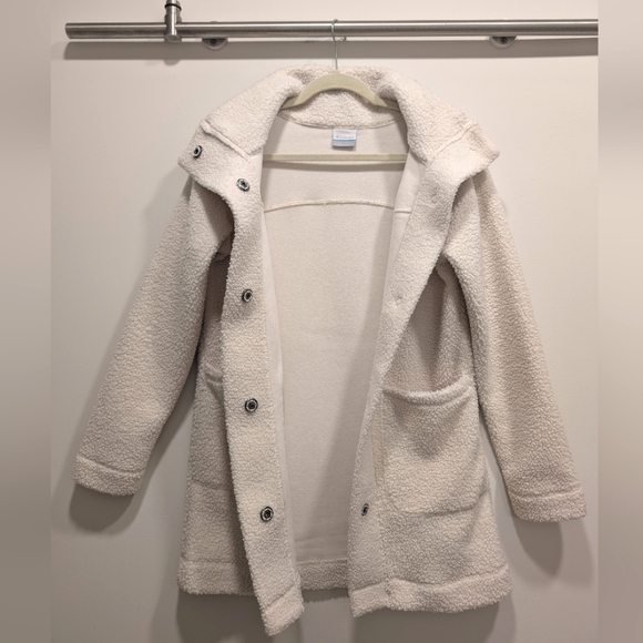 Columbia Panorama Sherpa Fleece Long Jacket - Picture 3 of 9